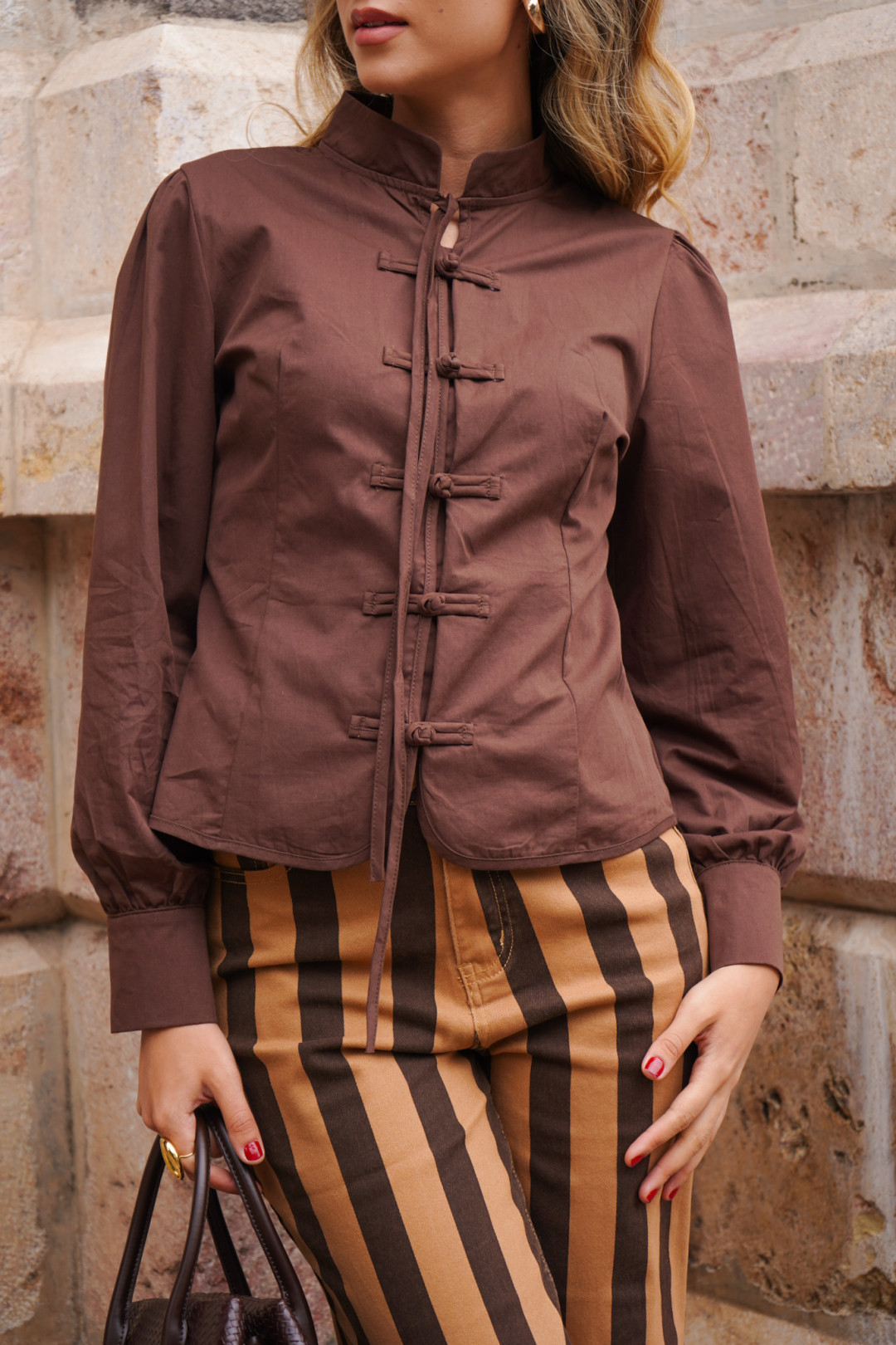 BLUSA CAMILA CAFE