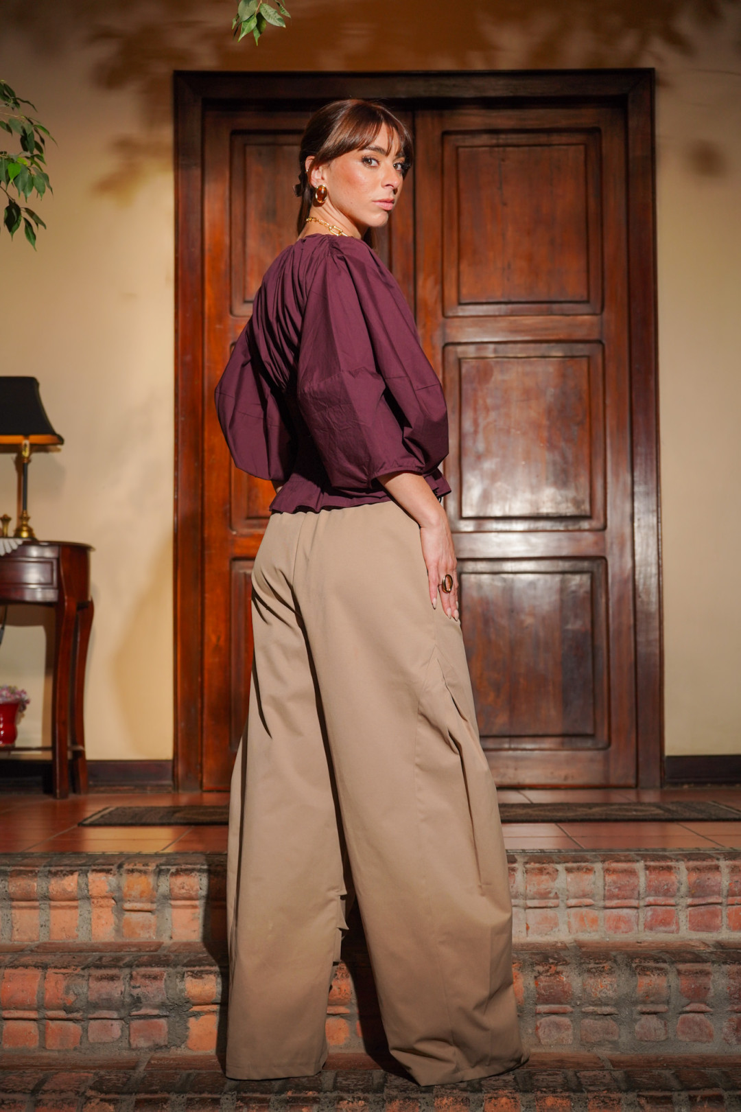 BLUSA ANA ESTEFANIA MORADA