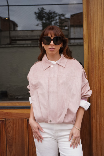 CHAQUETA NATALIA ROSADA