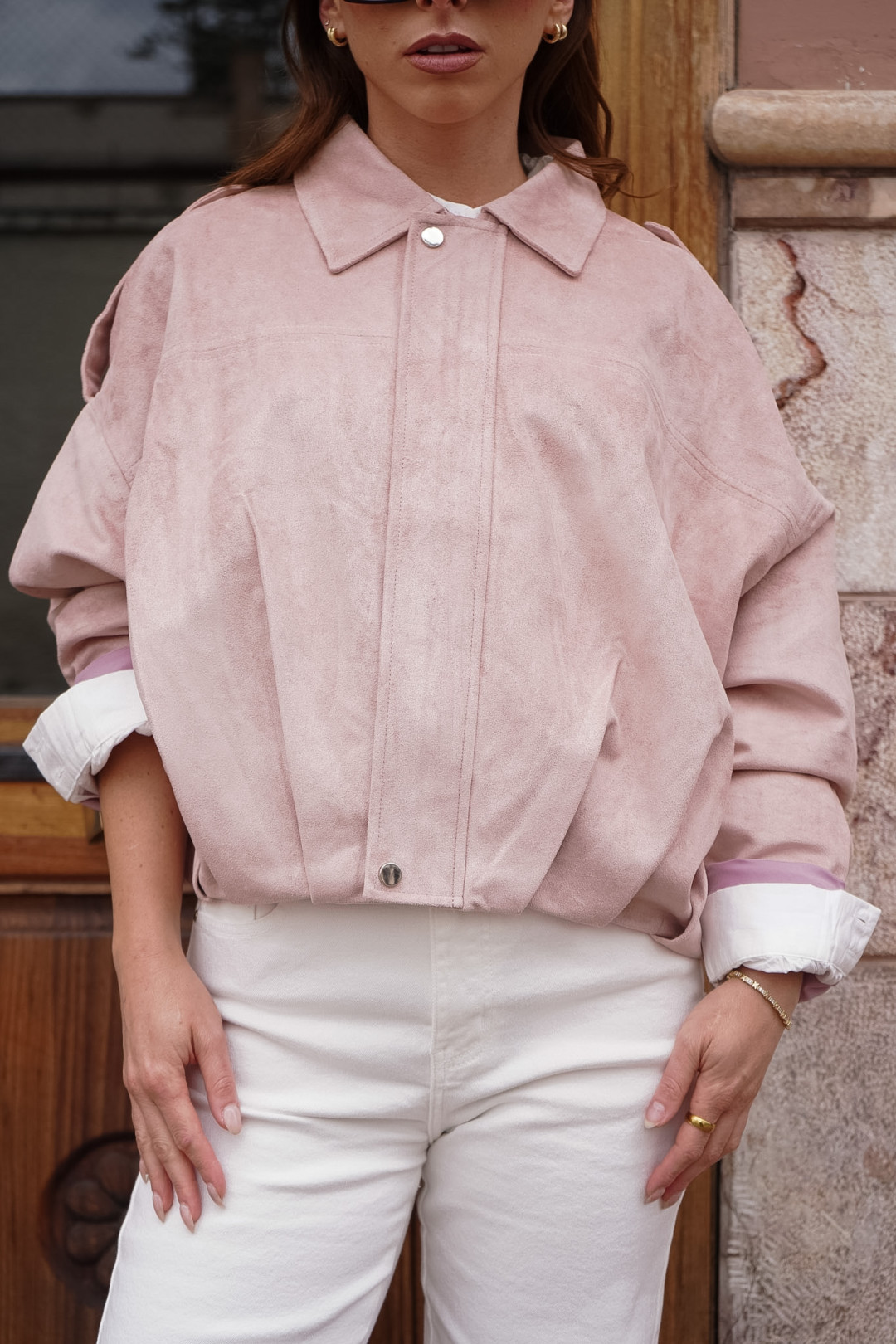 CHAQUETA NATALIA ROSADA