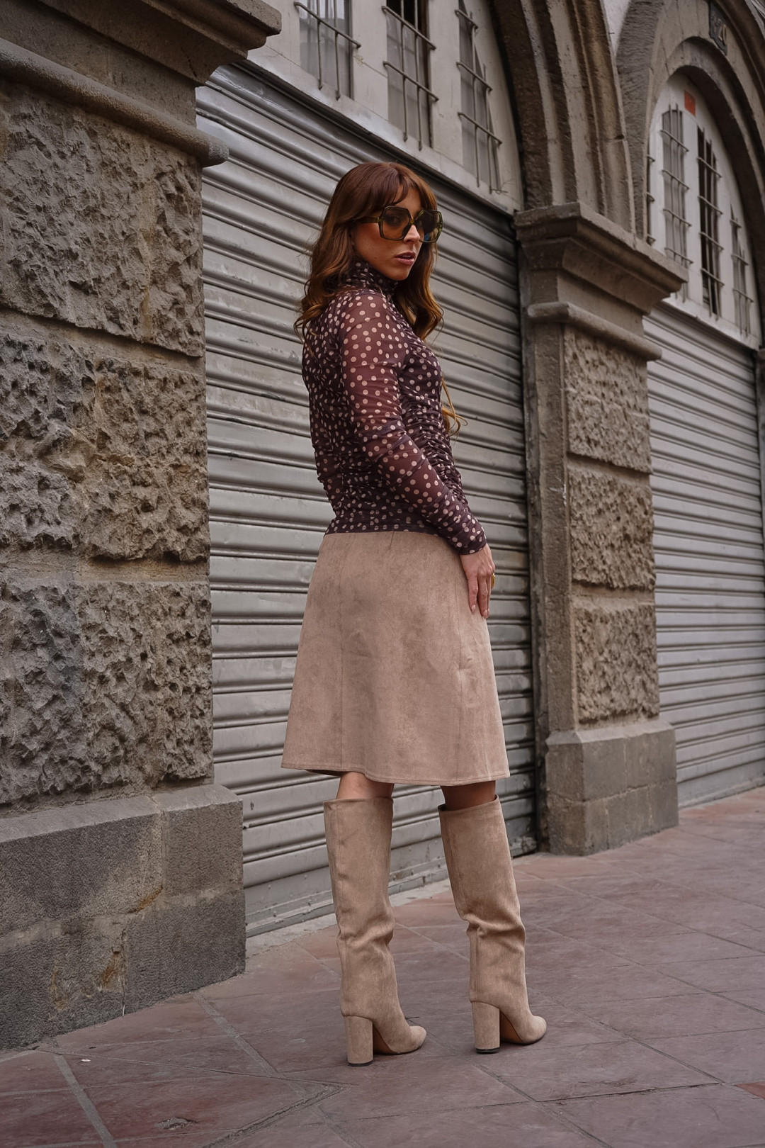 BLUSA BRIANA CAFE