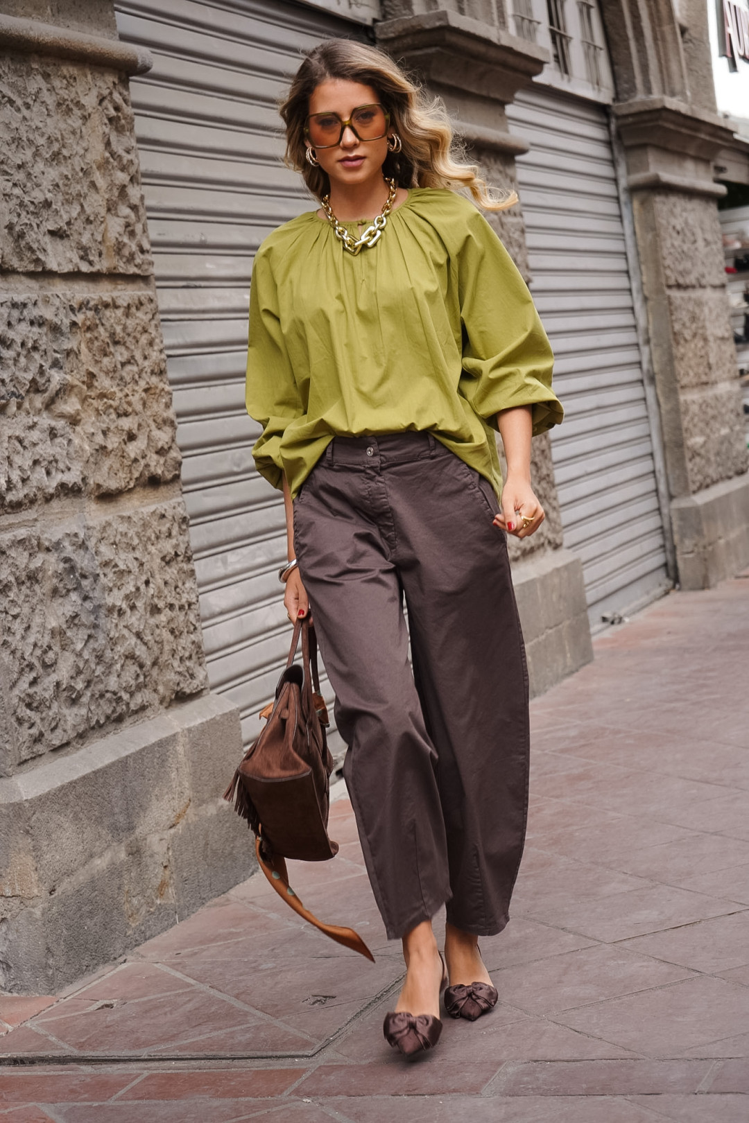 PANTALON LILIAN CAFE