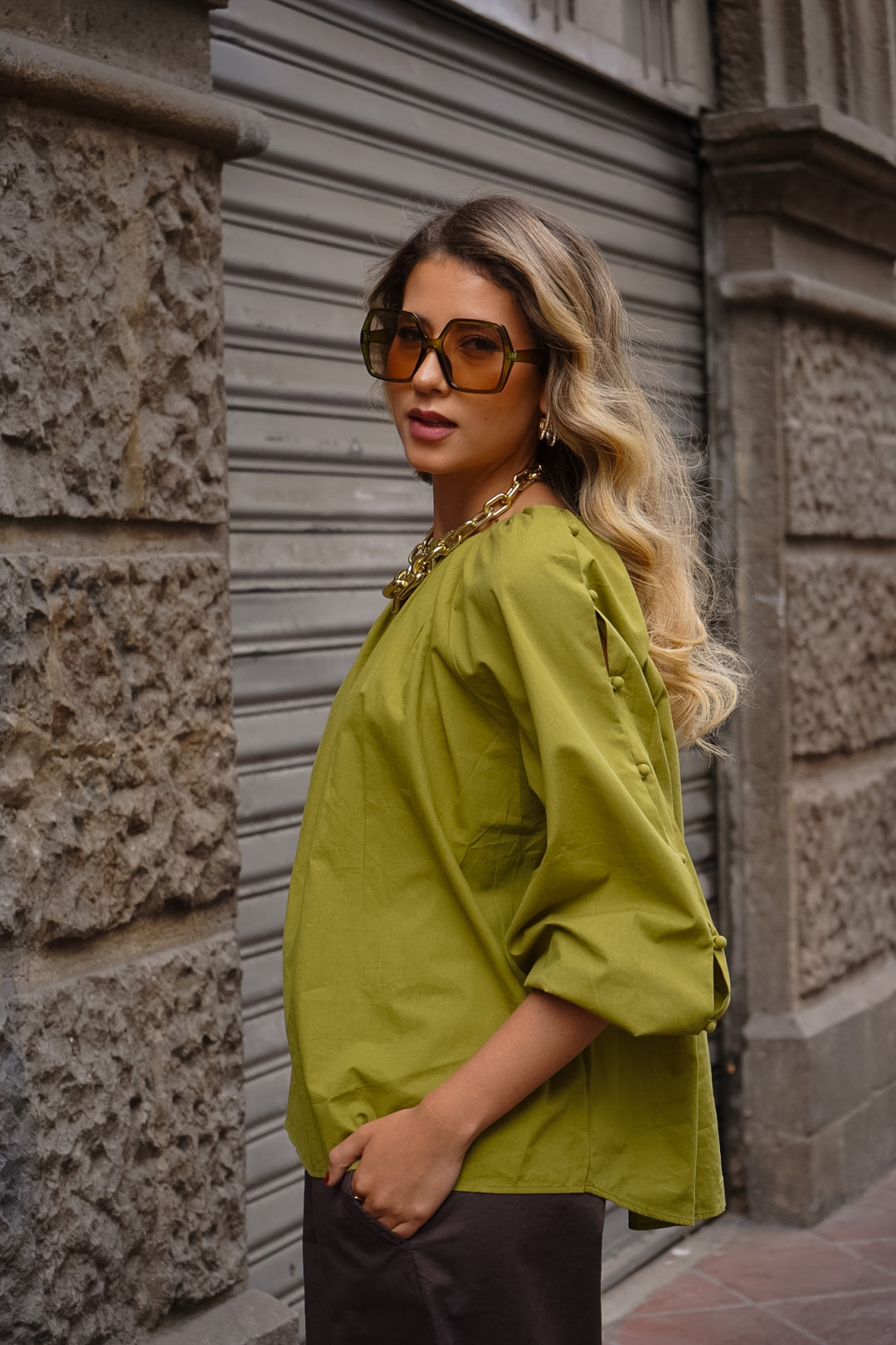 BLUSA MAFER VERDE