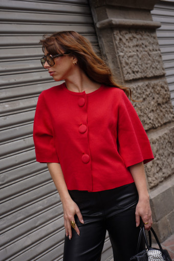 BLUSA MARIA ANTONIA ROJA