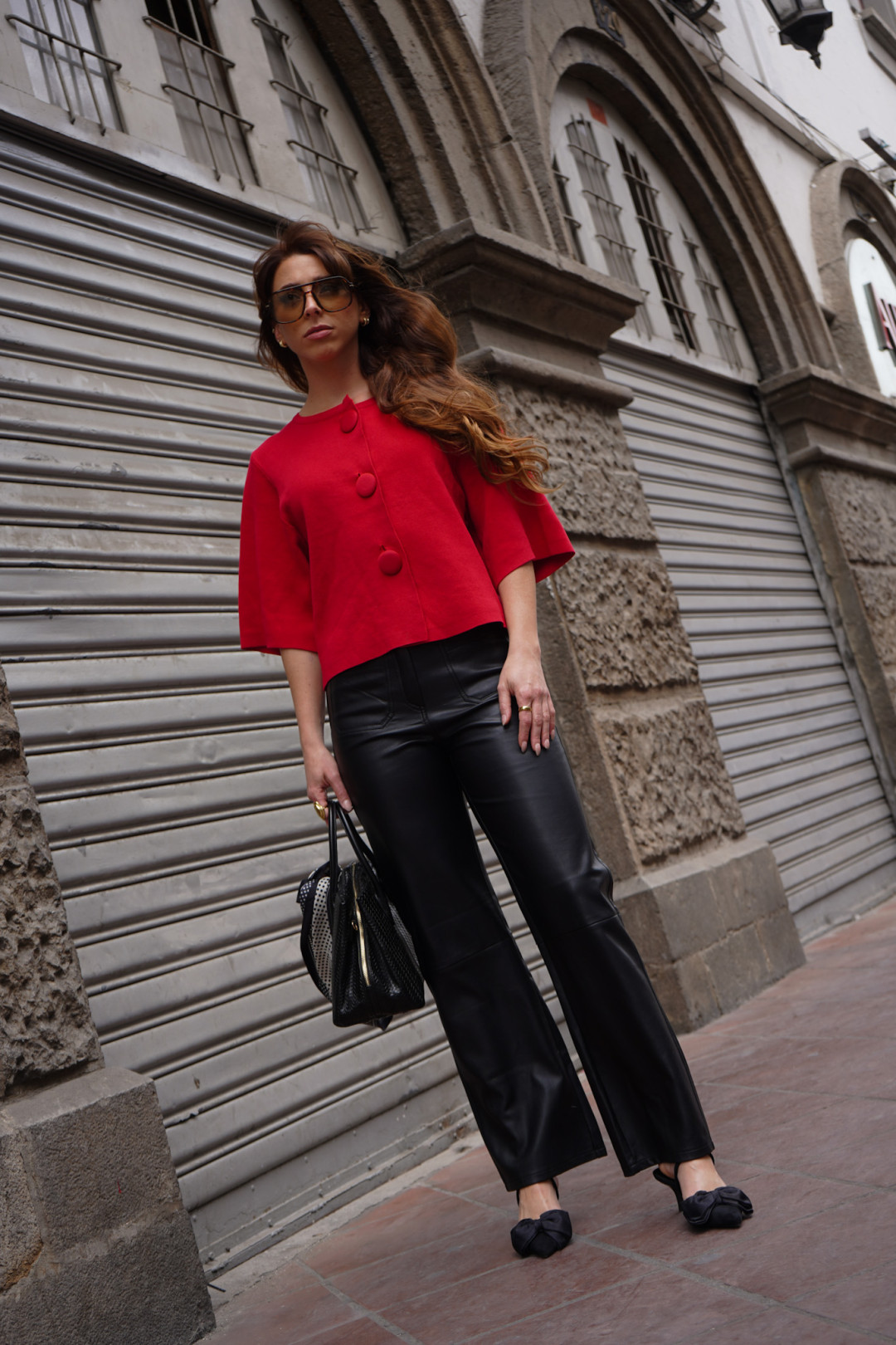 BLUSA MARIA ANTONIA ROJA