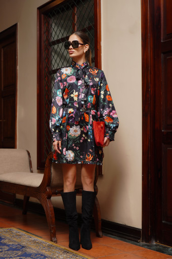 VESTIDO MARIA LEONELA NEGRO