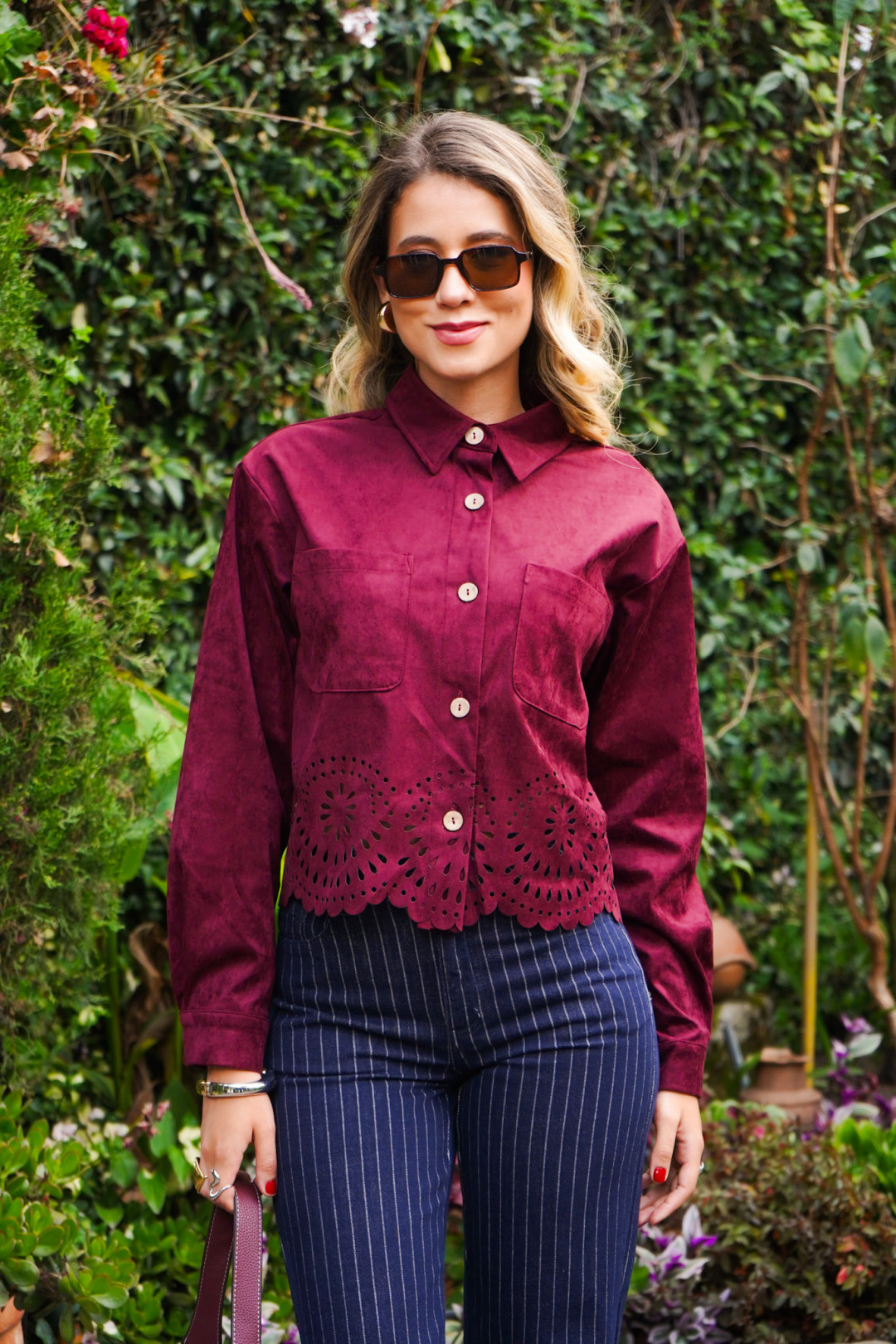 CHAQUETA ANA MARIANA VINO