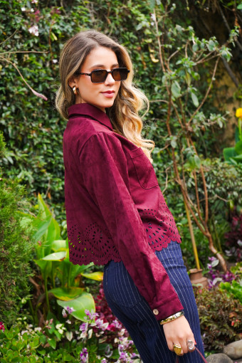 CHAQUETA ANA MARIANA VINO