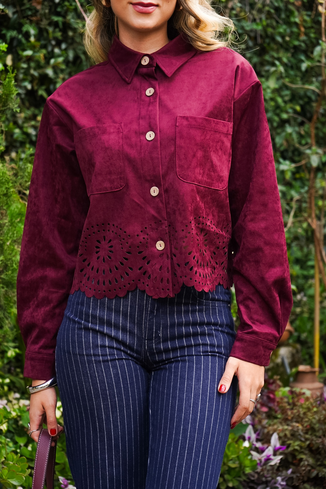 CHAQUETA ANA MARIANA VINO