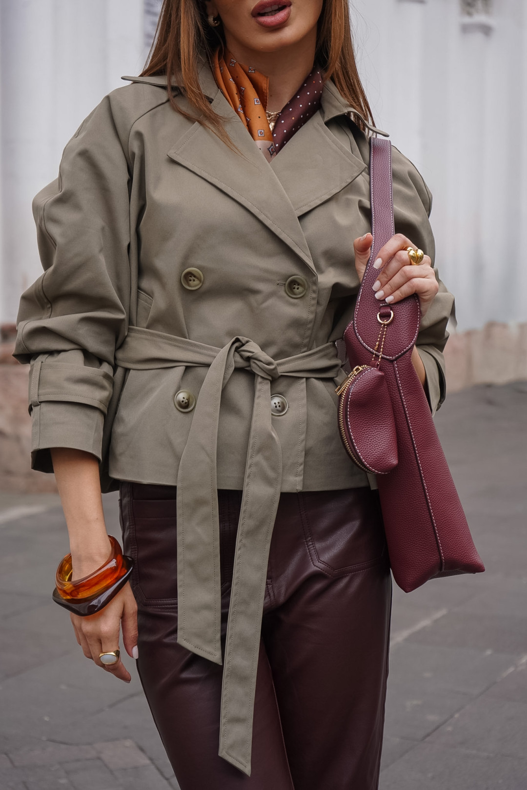 GABARDINA CORTA SARA OLIVA