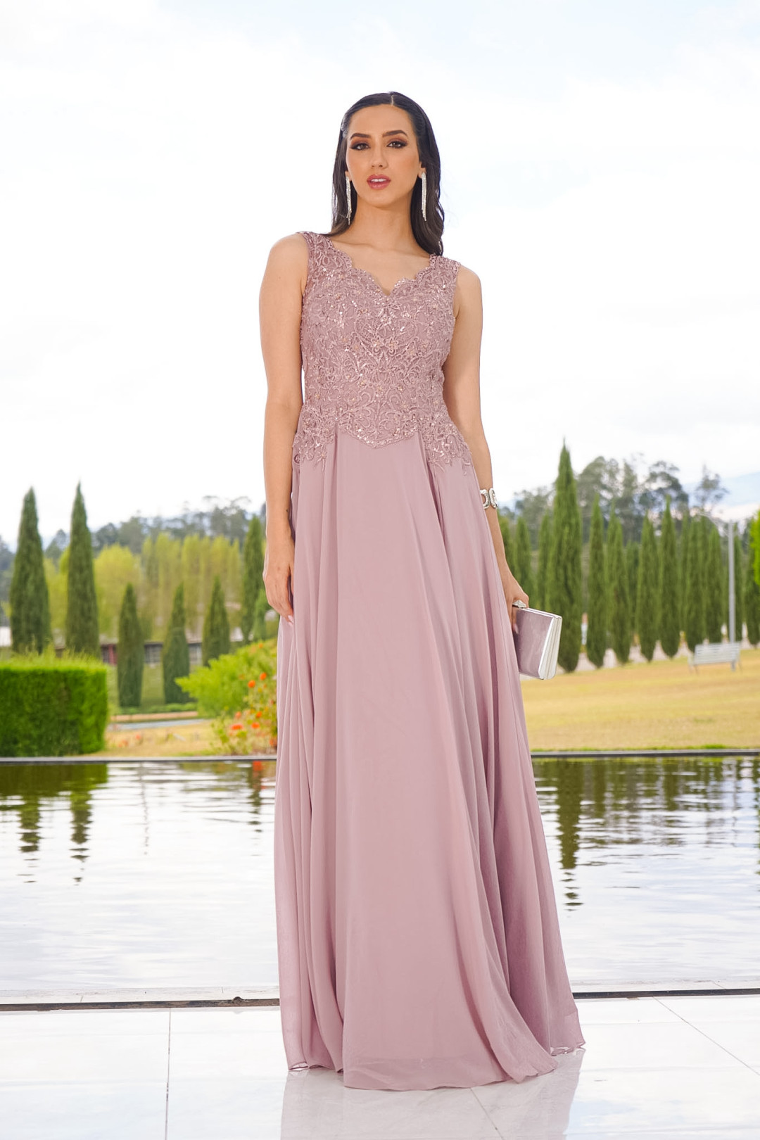 VESTIDO REBECA ROSADO