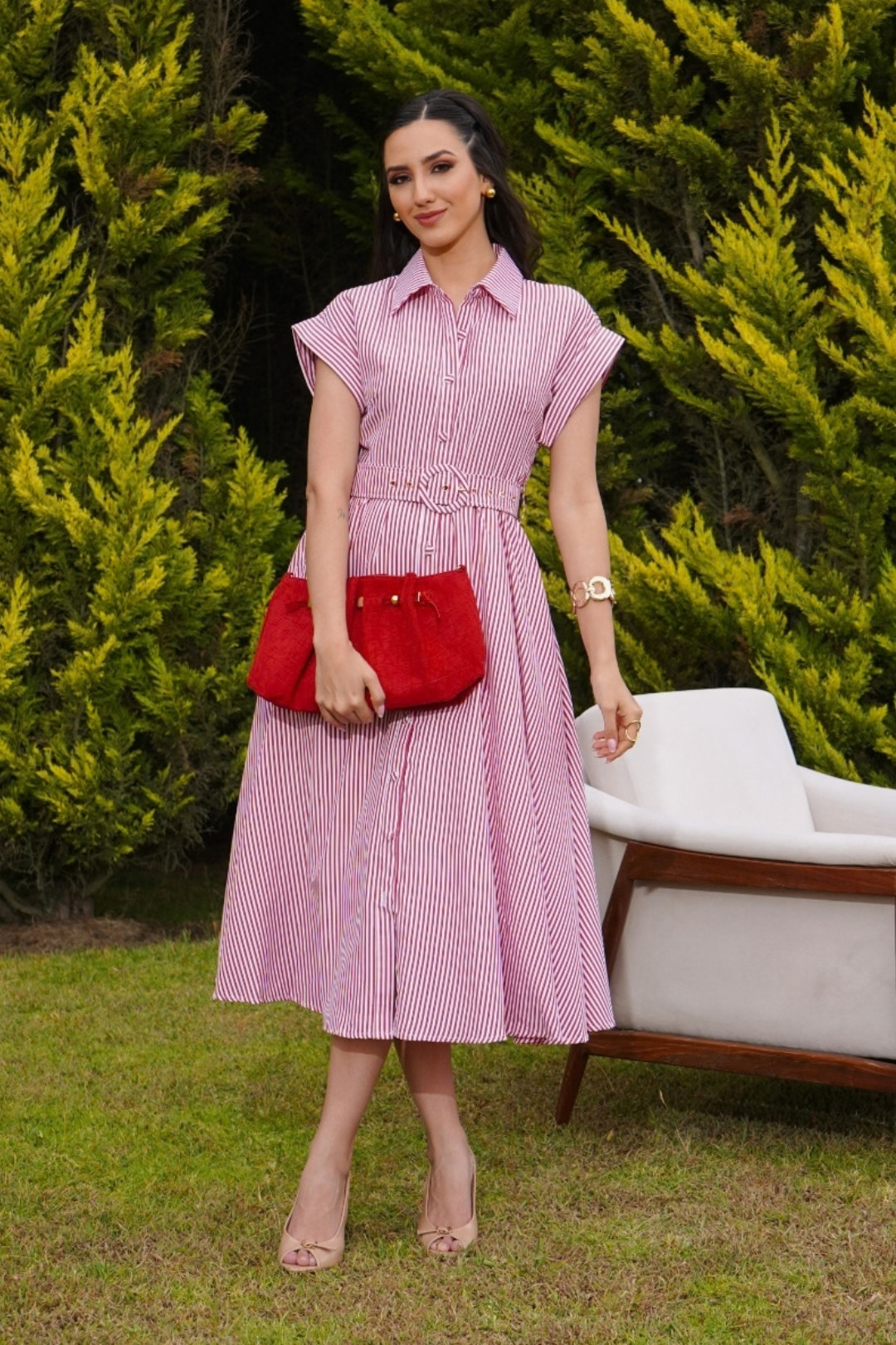 VESTIDO AVELINA ROJO