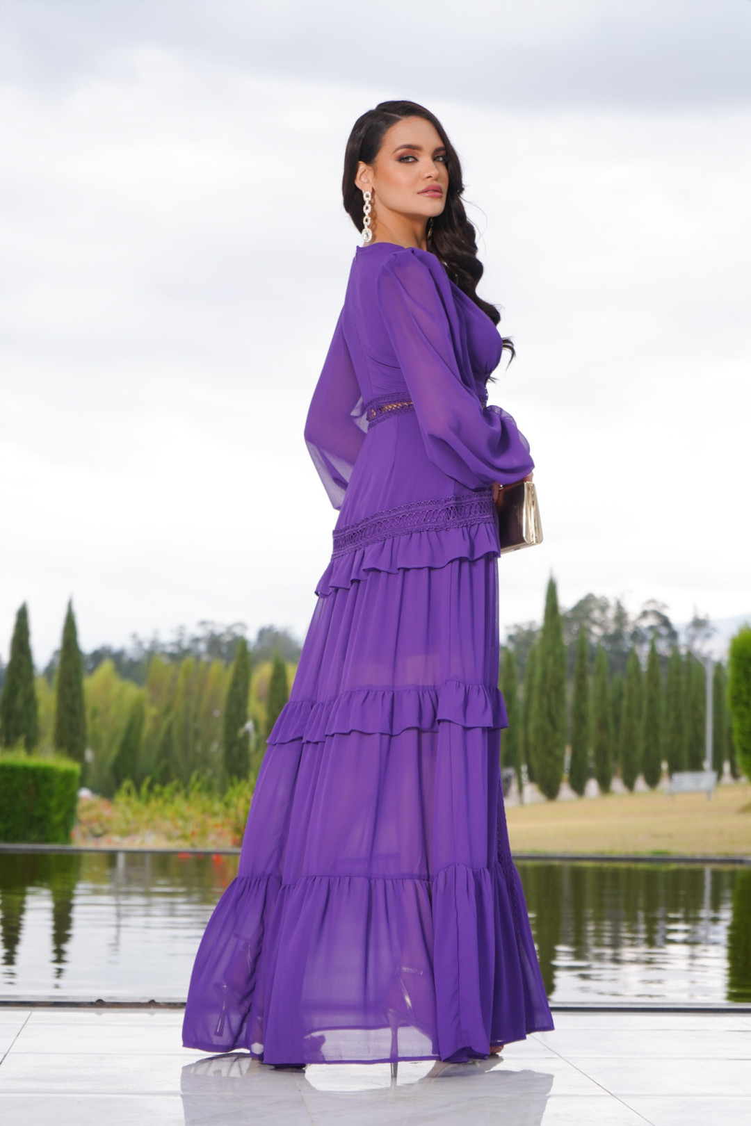 VESTIDO DARLENE UVA