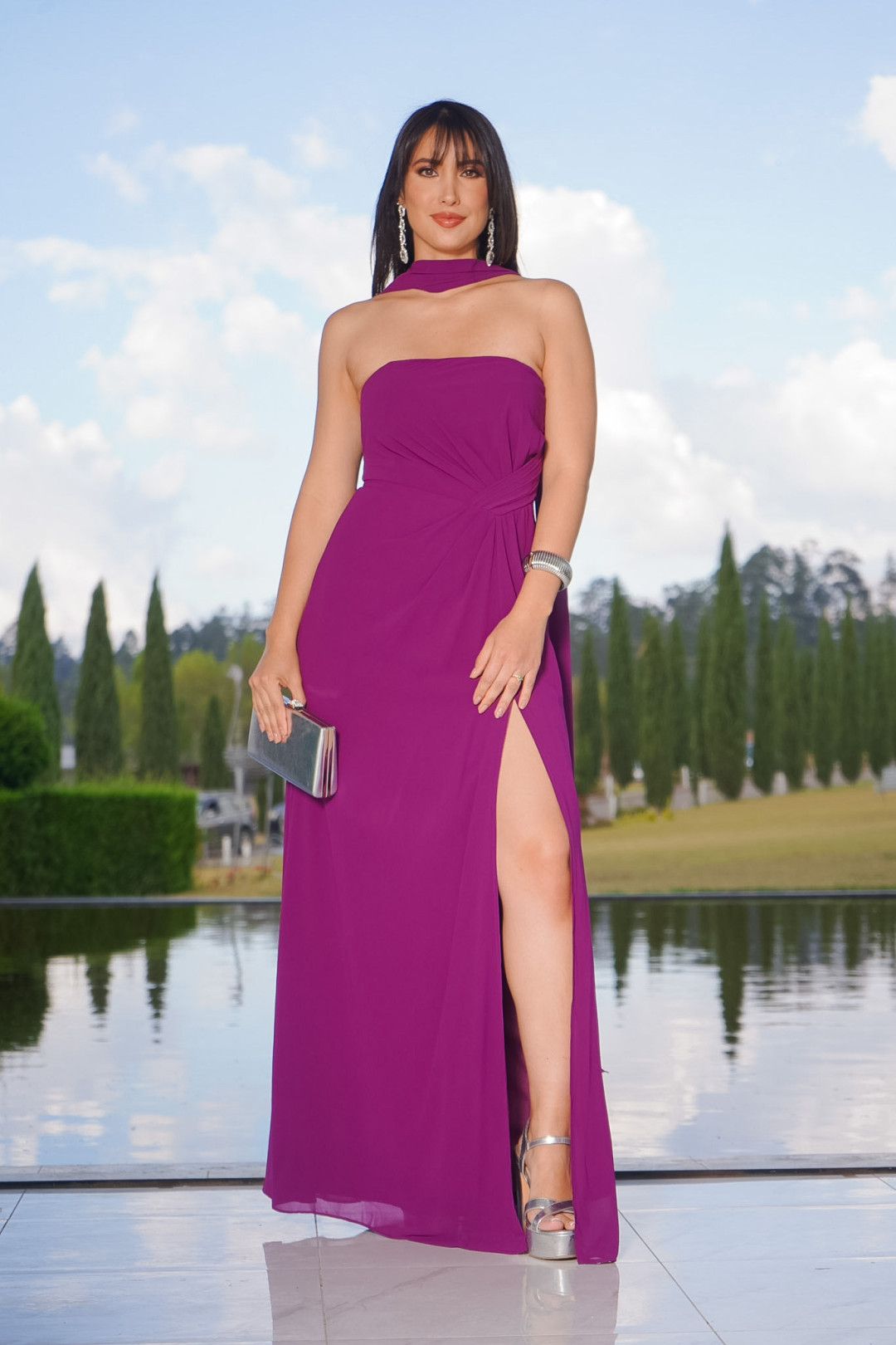 VESTIDO ANA CAMILA MORADO