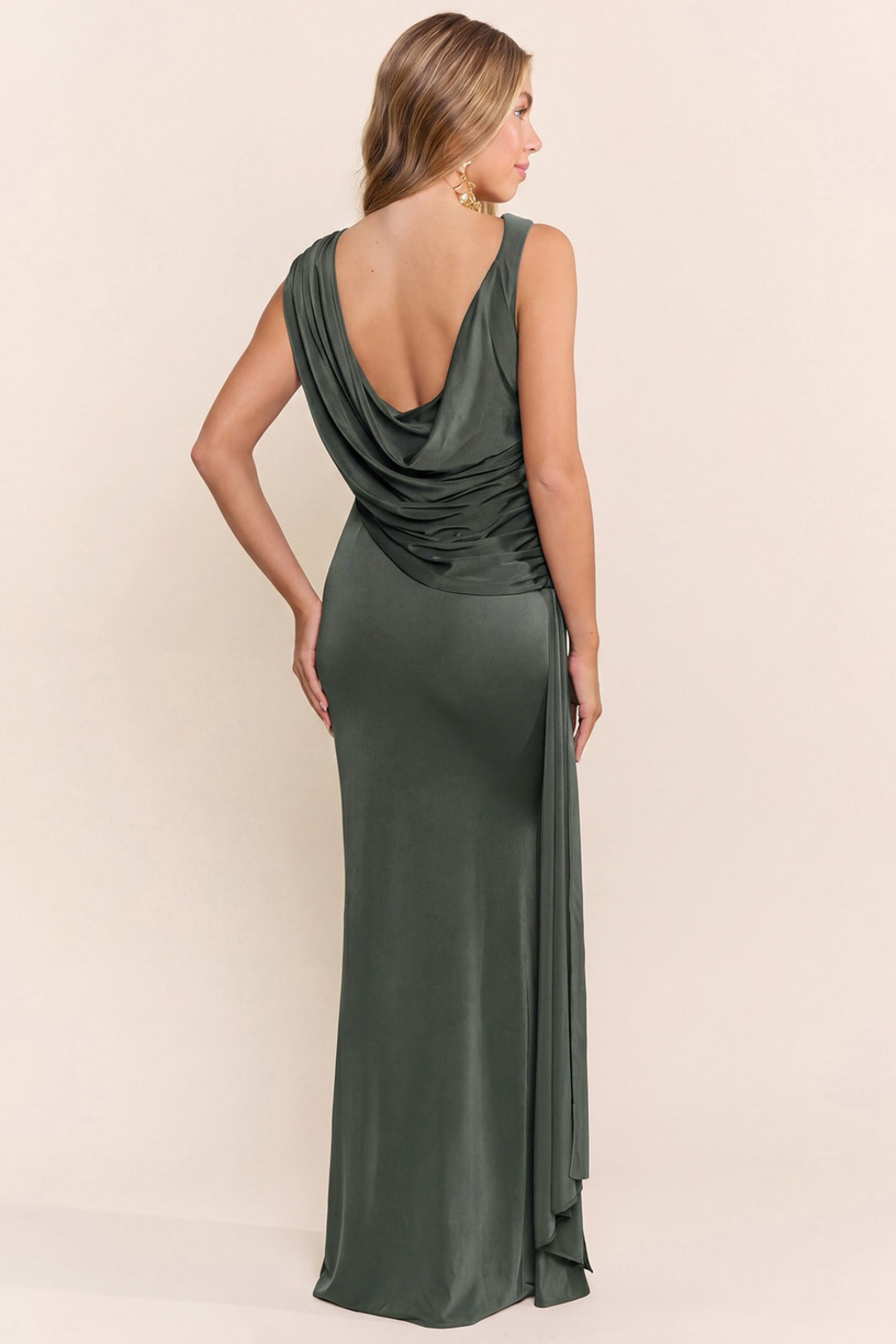 VESTIDO MARIA VICTORIA GRIS