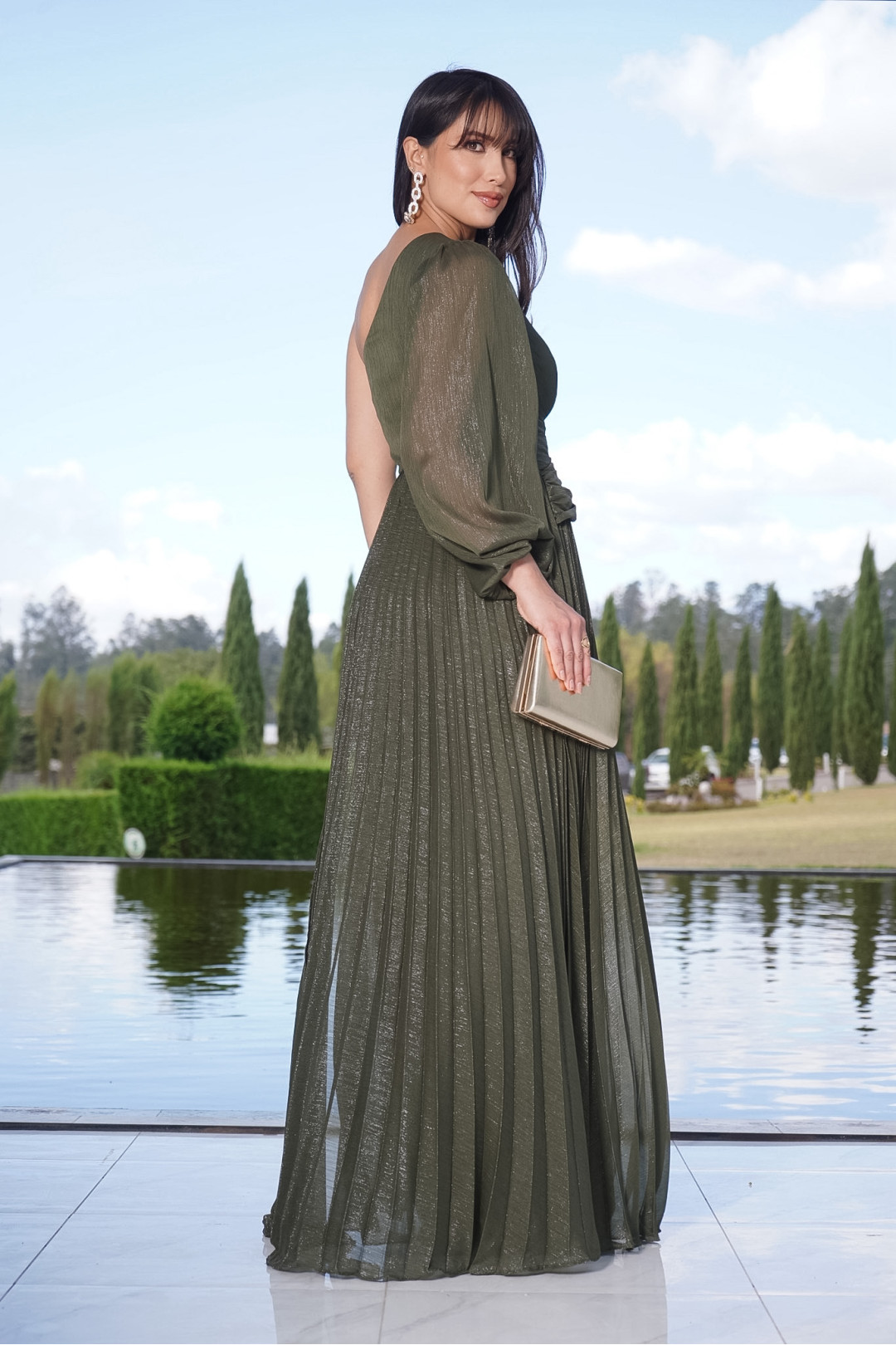 VESTIDO LUCRECIA OLIVA