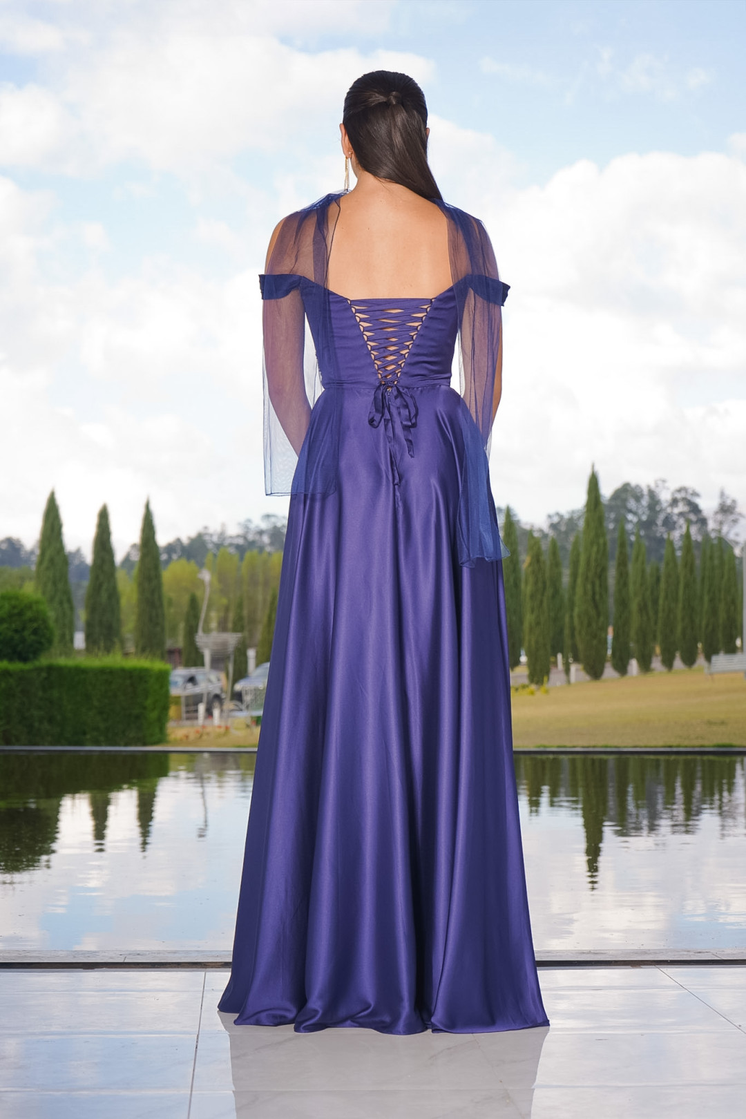 VESTIDO MARIA SAMANTHA AZUL