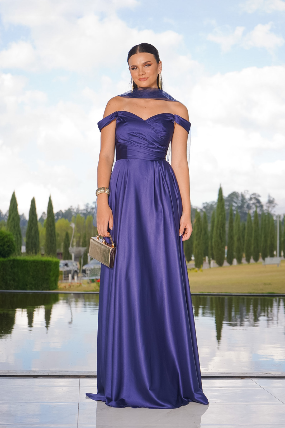 VESTIDO MARIA SAMANTHA AZUL