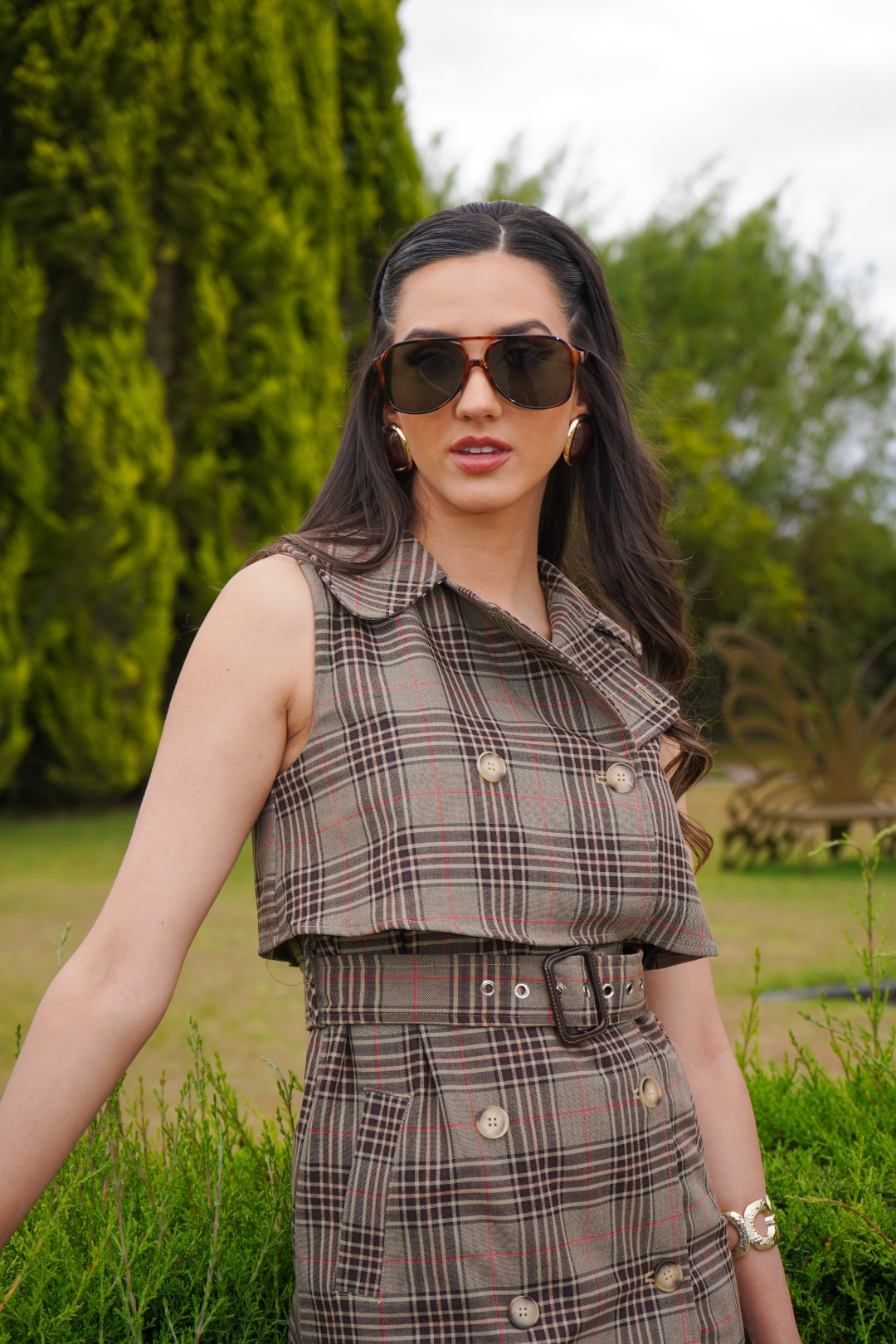 VESTIDO BRIANA CAFE