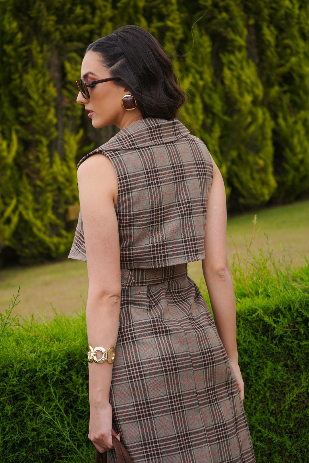 VESTIDO BRIANA CAFE
