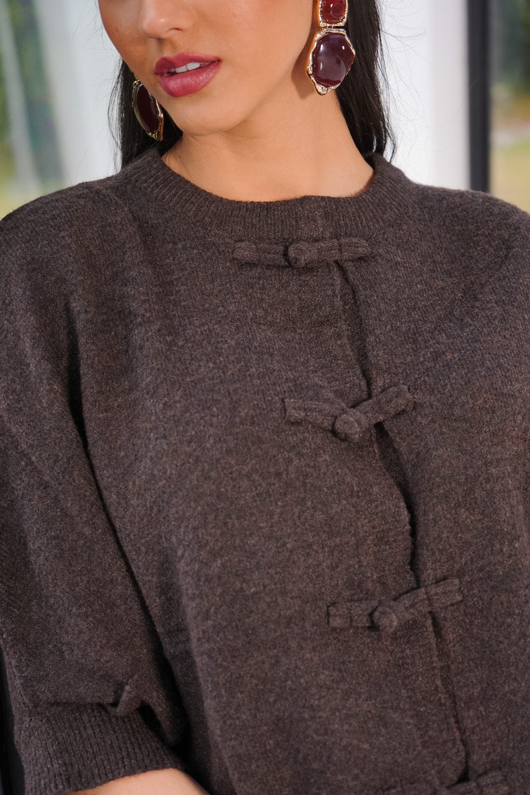 SACO-CARDIGAN LUCIA CAFE