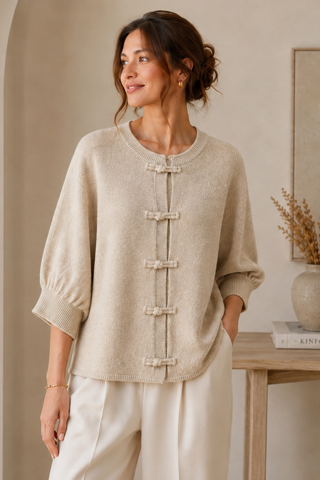 SACO-CARDIGAN LUCIA CREMA